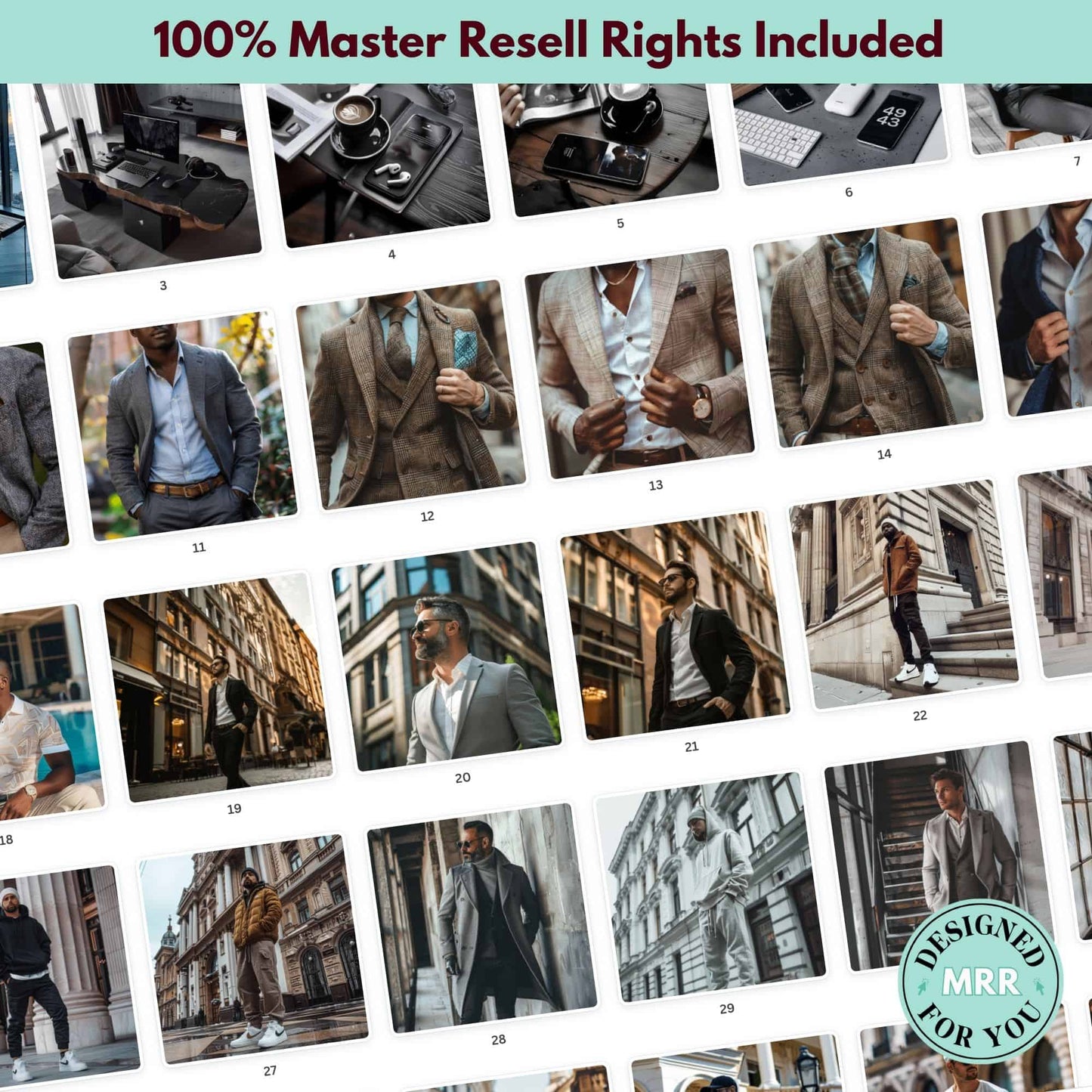 Ethan - 300 Luxe Images for Men with MRR