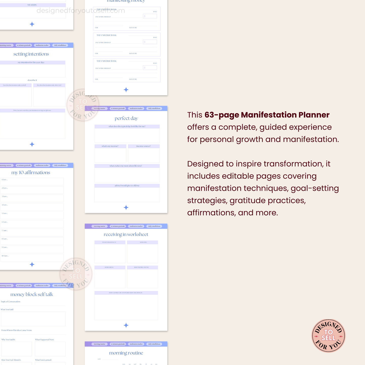 Manifestation Planner