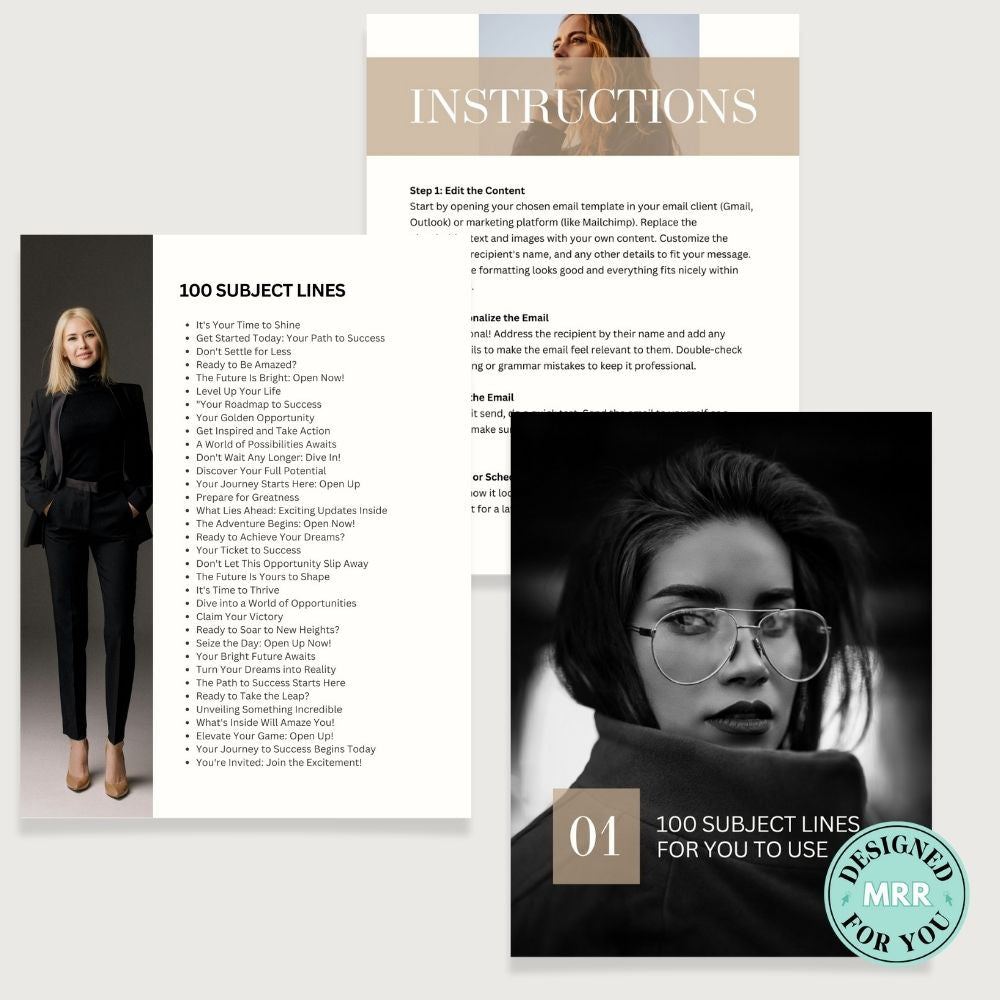 100 done-for-you email templates