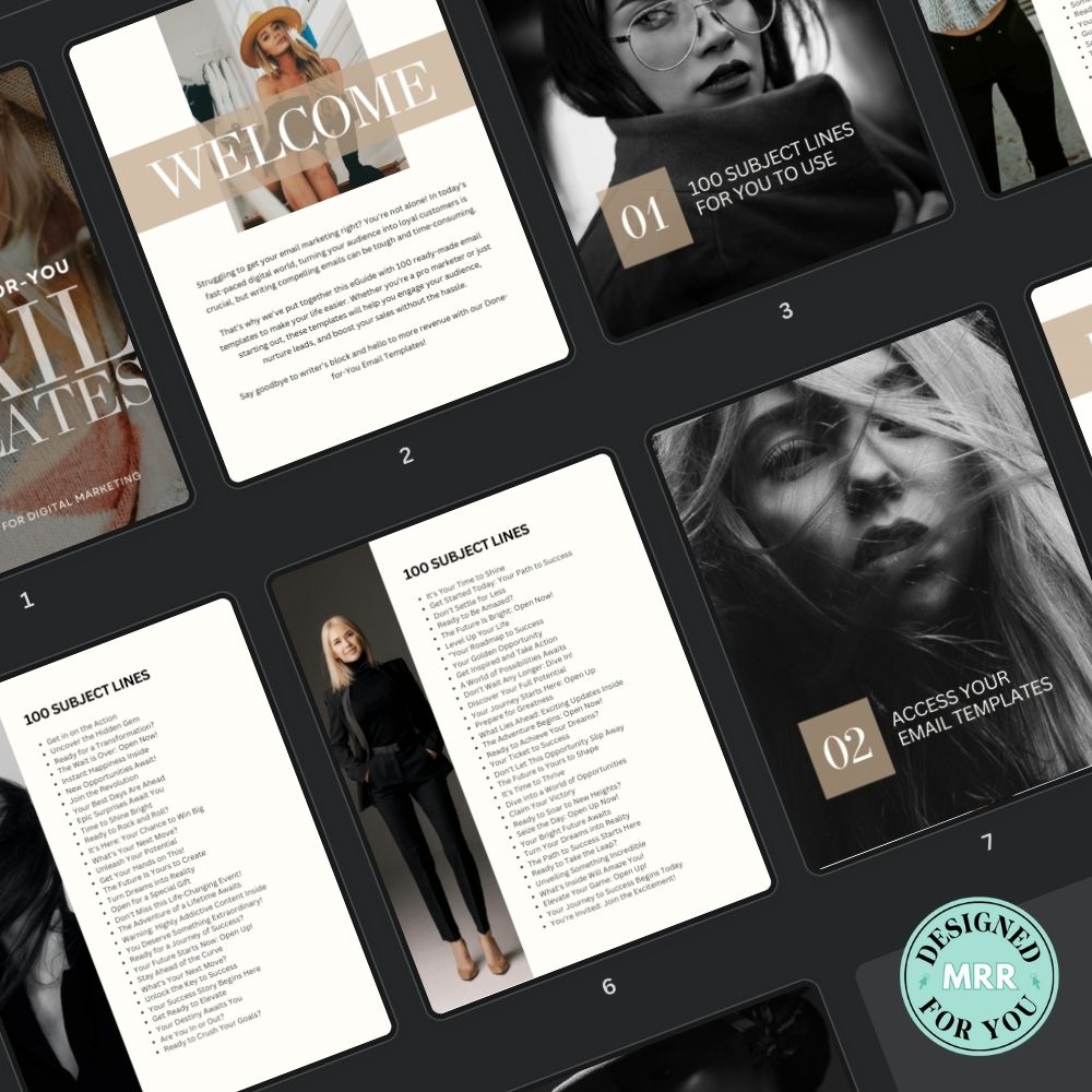 100 done-for-you email templates