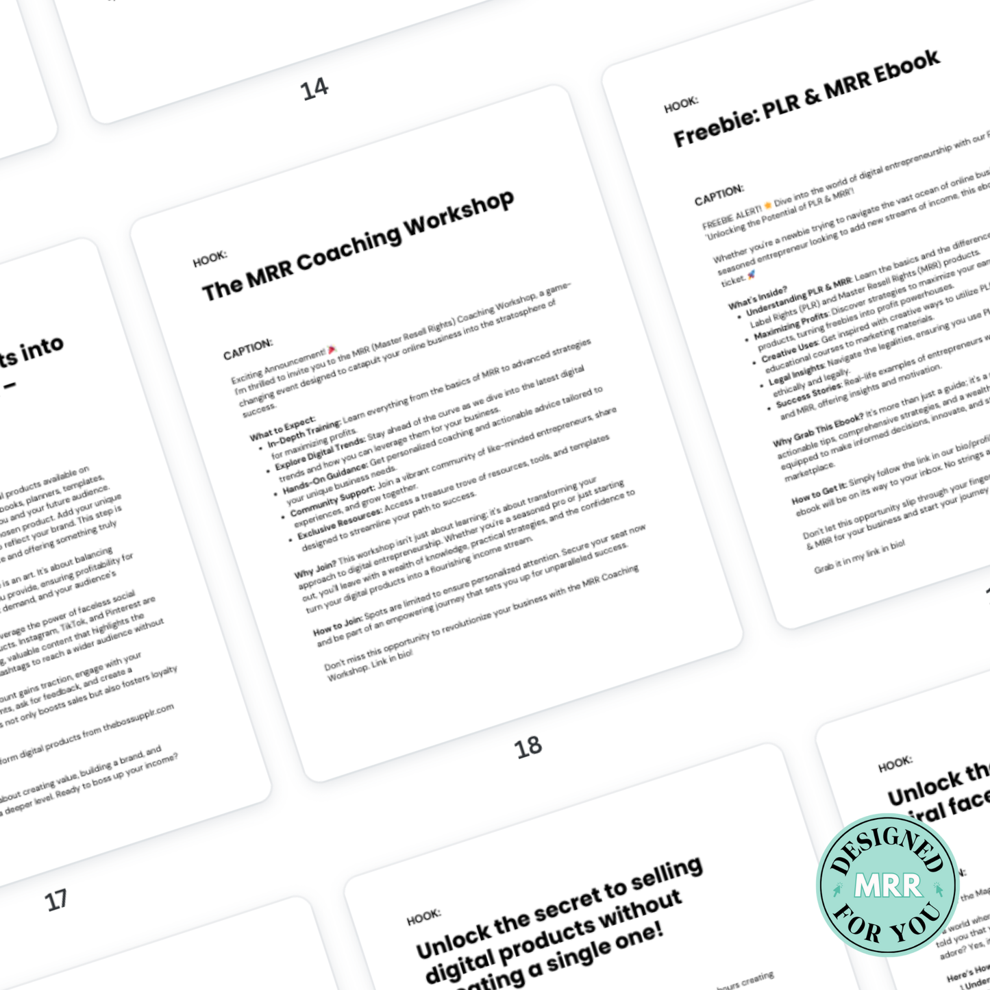 30 Days of Hooks & Captions for Instagram