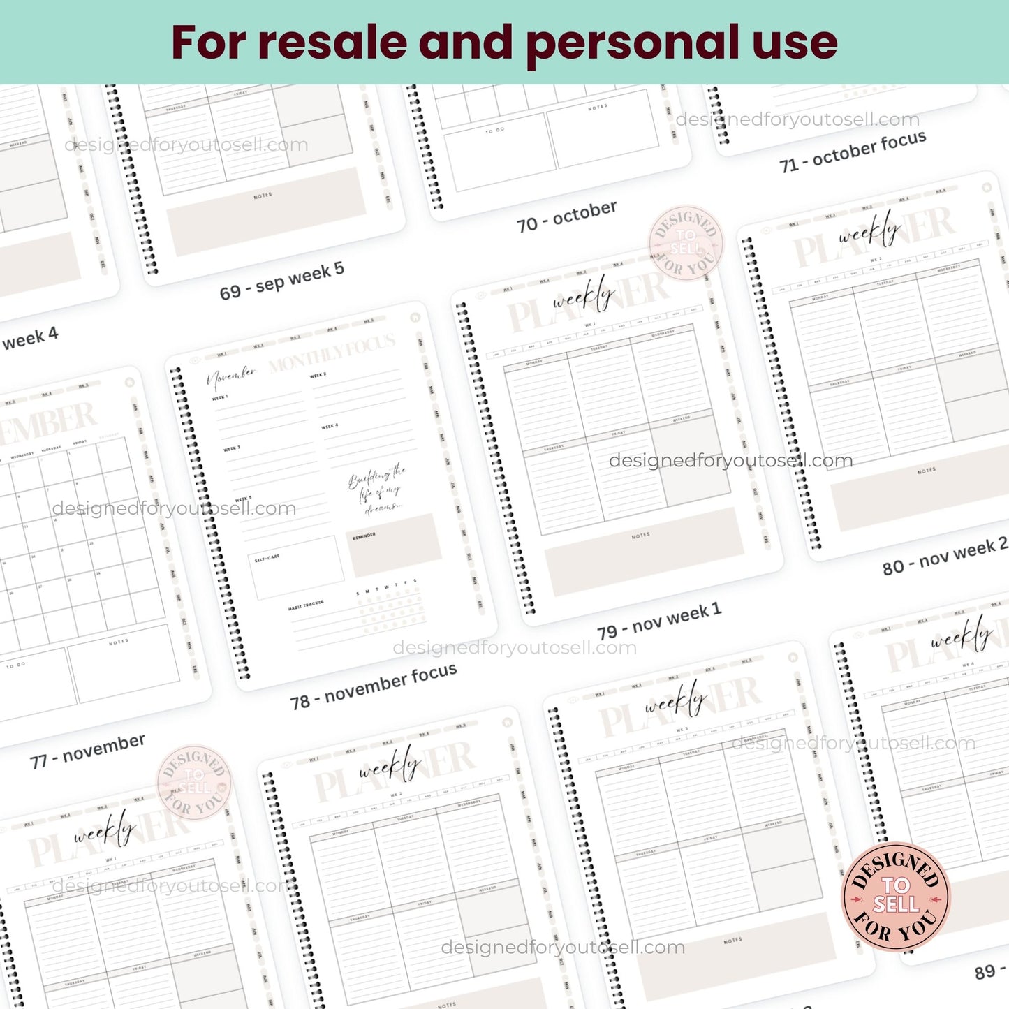 Boss Babe 2025 Digital Planner with MRR
