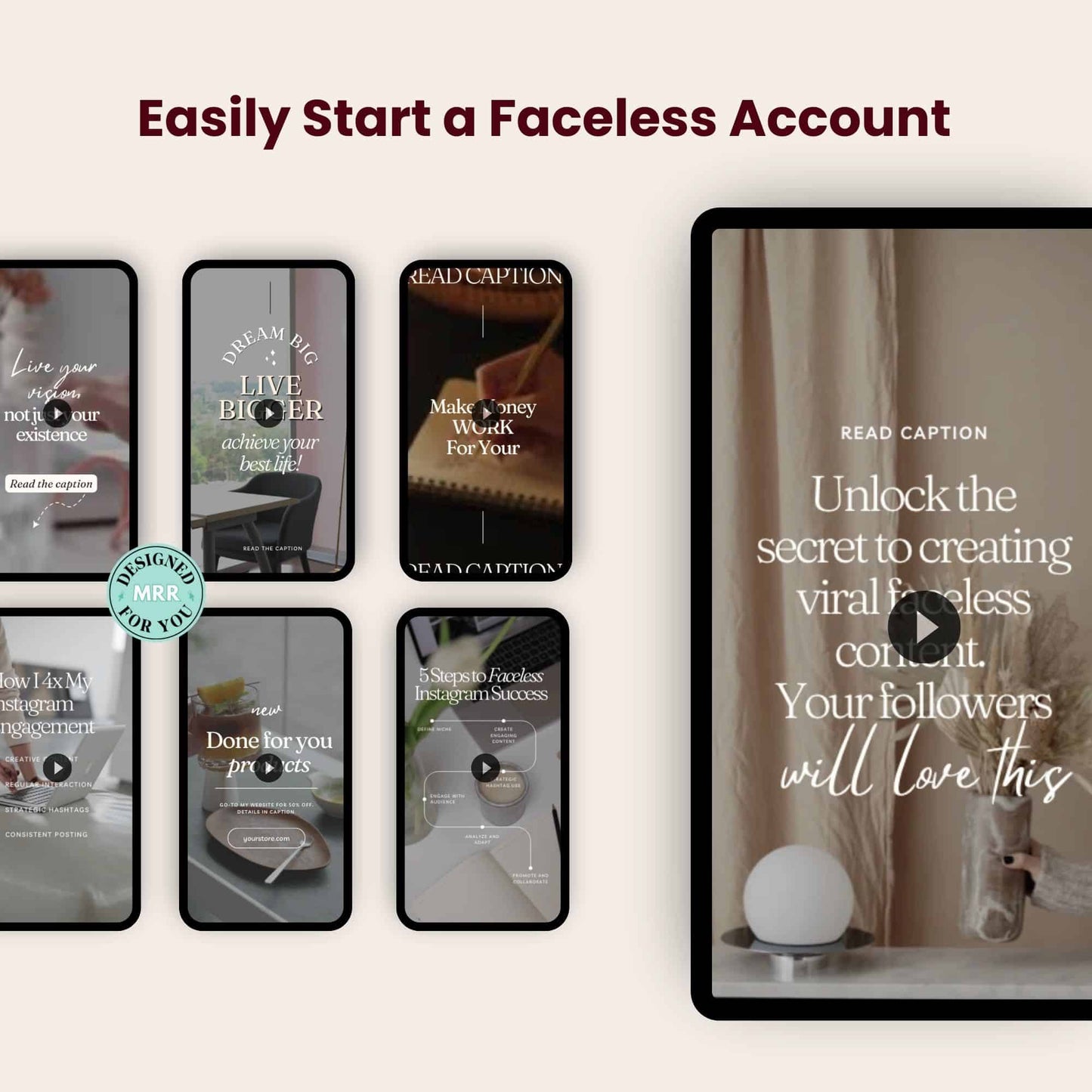 Emma - 200 Faceless Reels Bundle with MRR