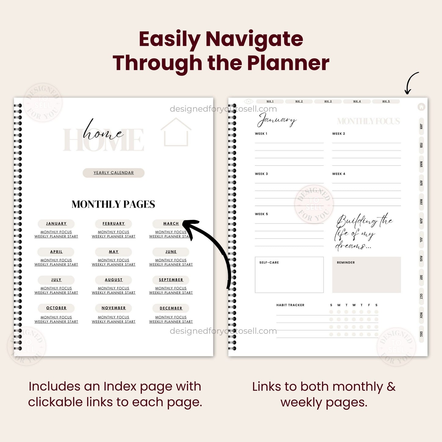 Boss Babe 2025 Digital Planner with MRR