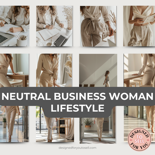 Neutral Business Woman Lifestyle Images