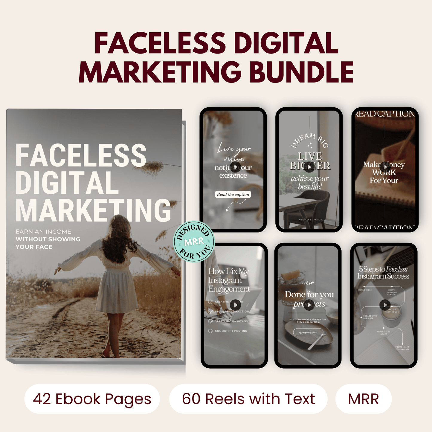 Faceless Digital Marketing Mini Bundle with MRR