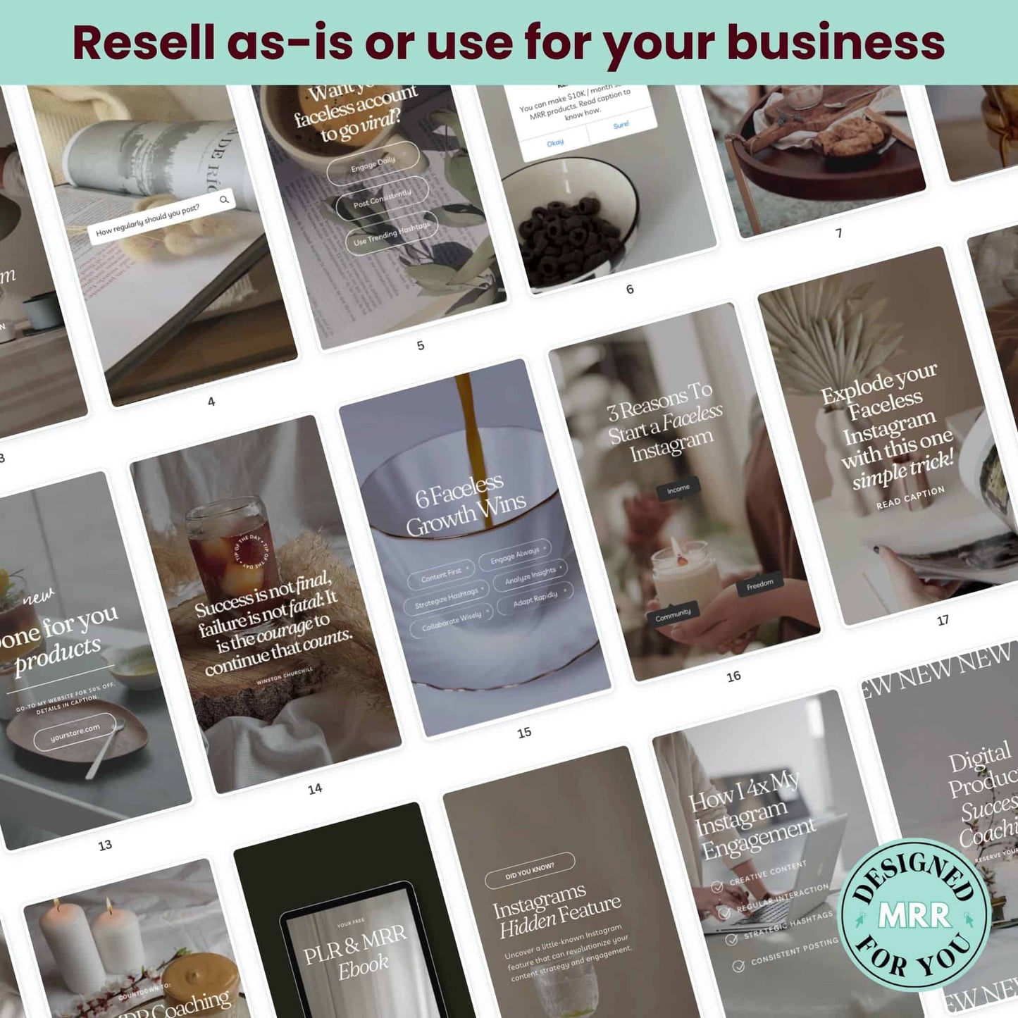 Faceless Digital Marketing Mini Bundle with MRR