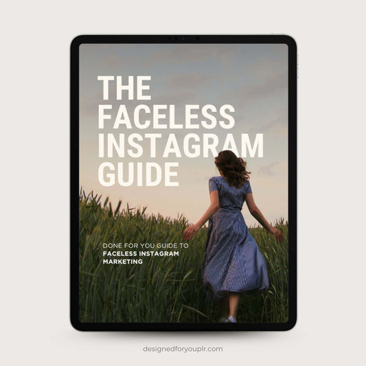 The Faceless Instagram Guide with MRR