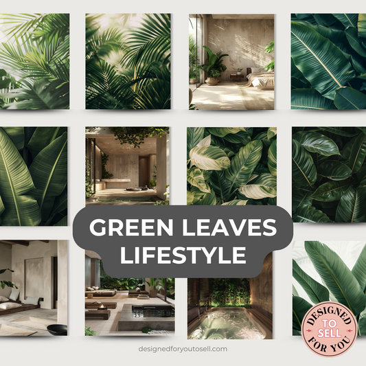 Green Leaves Lifestyle Aesthetic Collection