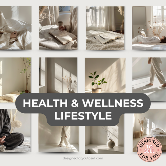 Health & Wellness Aesthetic AI Stock Images Images