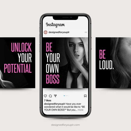 Instagram Posts with MRR • Pink Luxe