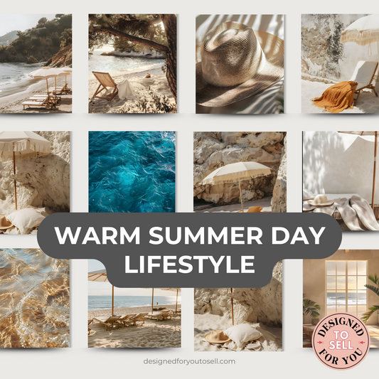 Warm Summer Beach Days Aesthetic Collection