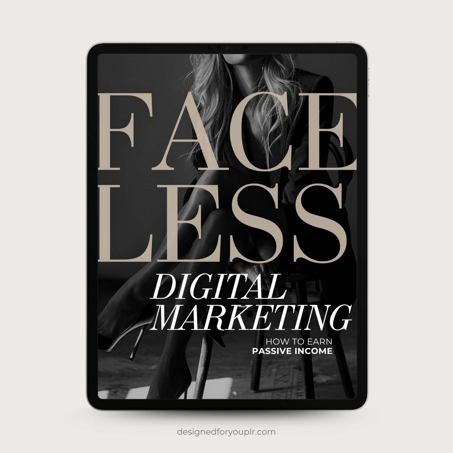 The Faceless Digital Marketing Ebook with MRR - Neutral
