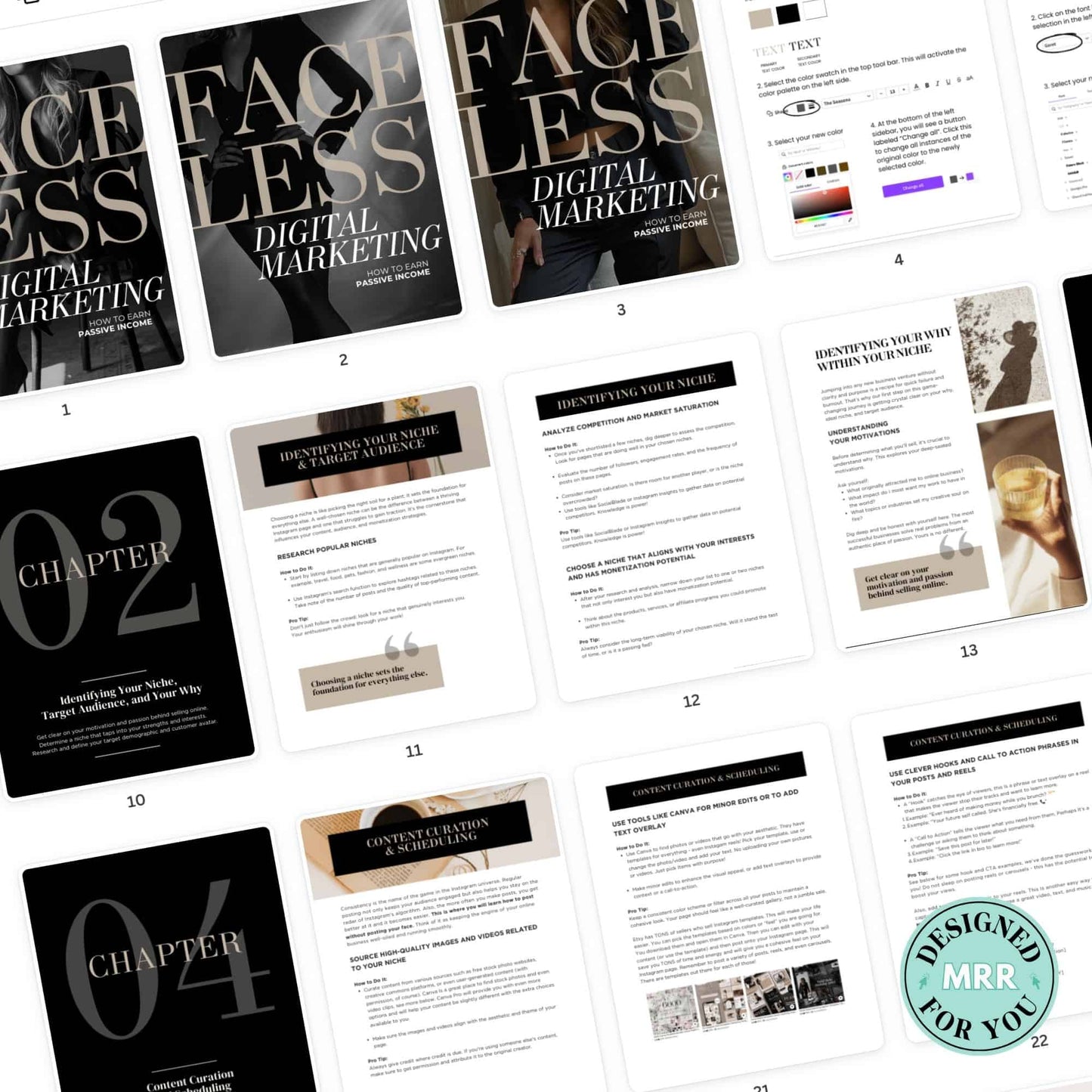 The Faceless Digital Marketing Ebook with MRR - Neutral