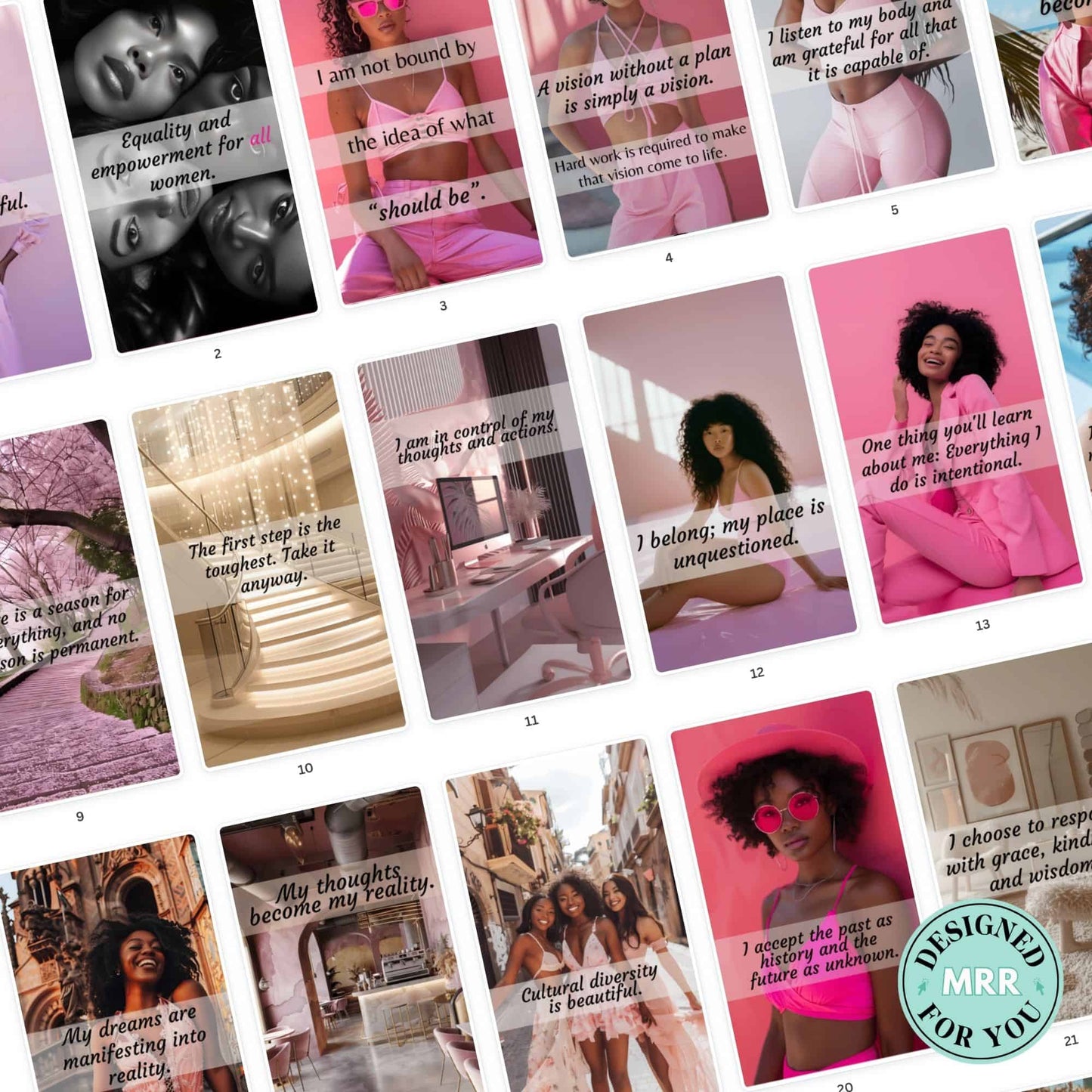 100 Pink Positive Affirmations Instagram Stories