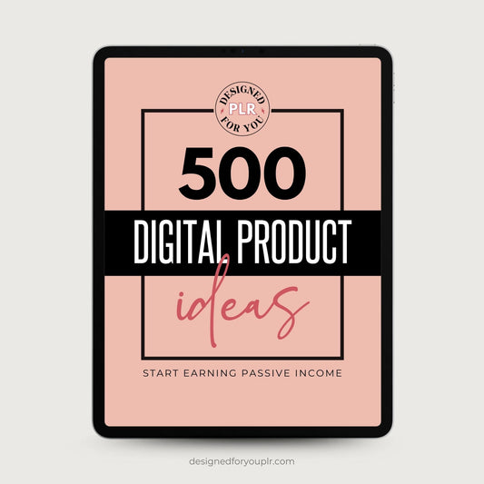 500 Digital Product ideas with MRR