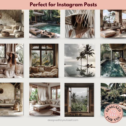 Bali Aesthetic Lifestyle Images with MRR