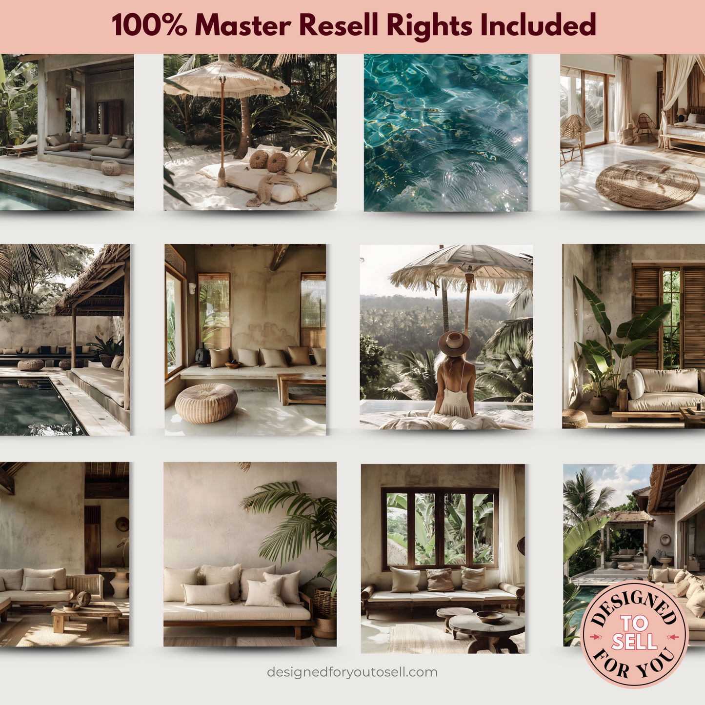 Bali Aesthetic Lifestyle Images with MRR