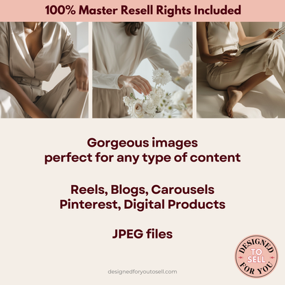 Neutral Business Woman Lifestyle Images with MRR