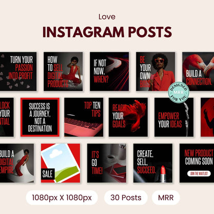 Instagram Posts with MRR • Love