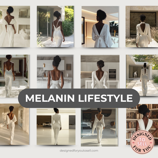 Melanin Luxury Woman Aesthetic Images with MRR