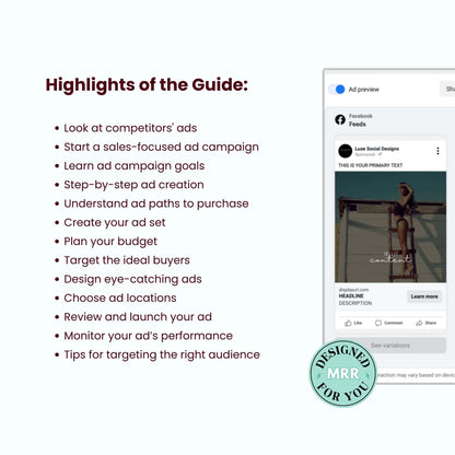 A Beginner's Guide to Facebook Ads with MRR